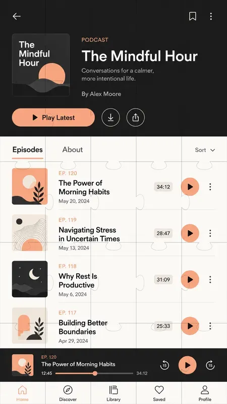 Modern Mobile App Layout Visual Designs