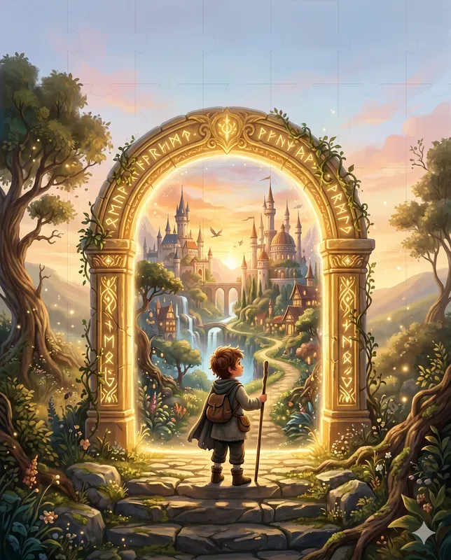 Magical Portal Storybook Covers