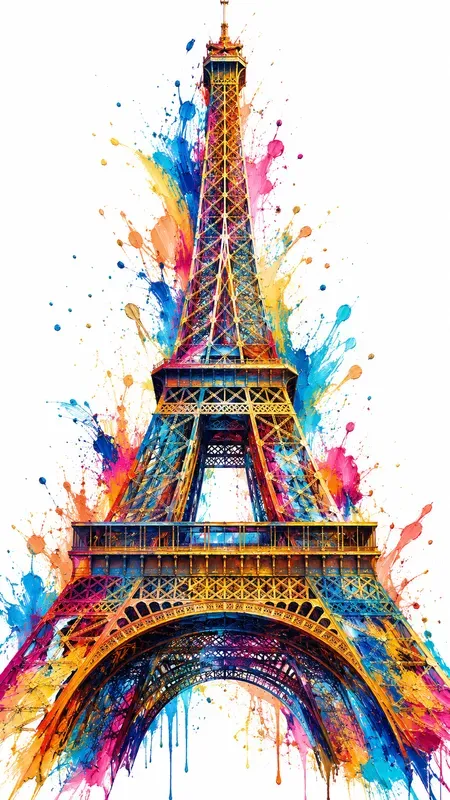 Premium Abstract Landmark Wall Art
