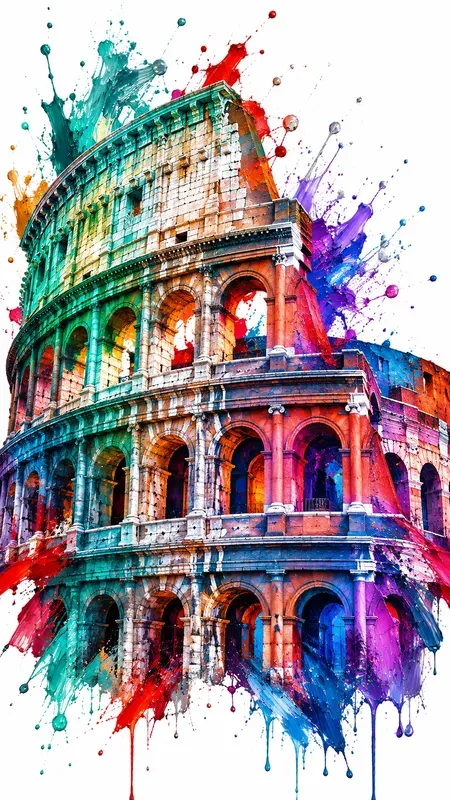 Premium Abstract Landmark Wall Art