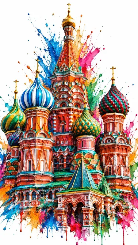 Premium Abstract Landmark Wall Art