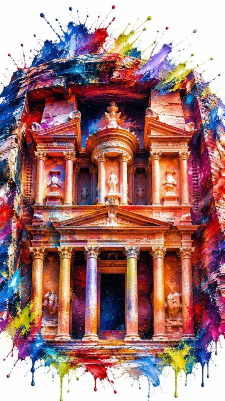Premium Abstract Landmark Wall Art