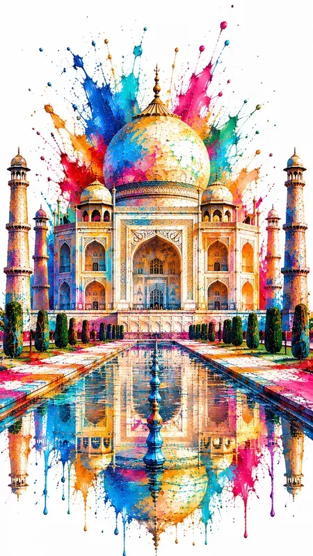 Premium Abstract Landmark Wall Art