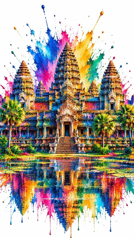 Premium Abstract Landmark Wall Art