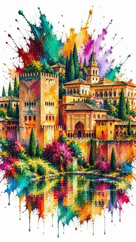 Premium Abstract Landmark Wall Art