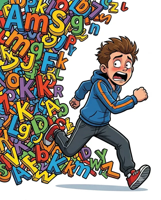 Letter Swarm Characters