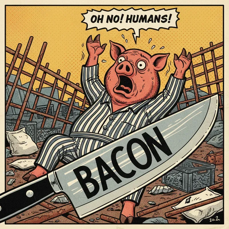Satirical Cartoons Of Endangered Animals