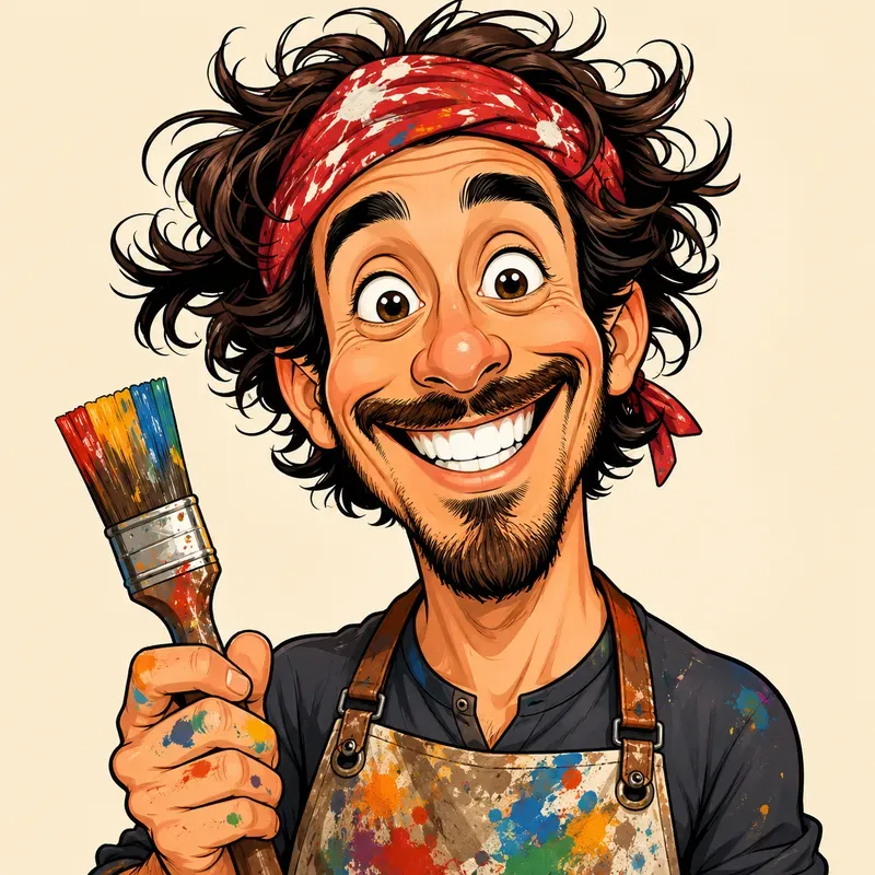 Bold Caricature Avatar Generator