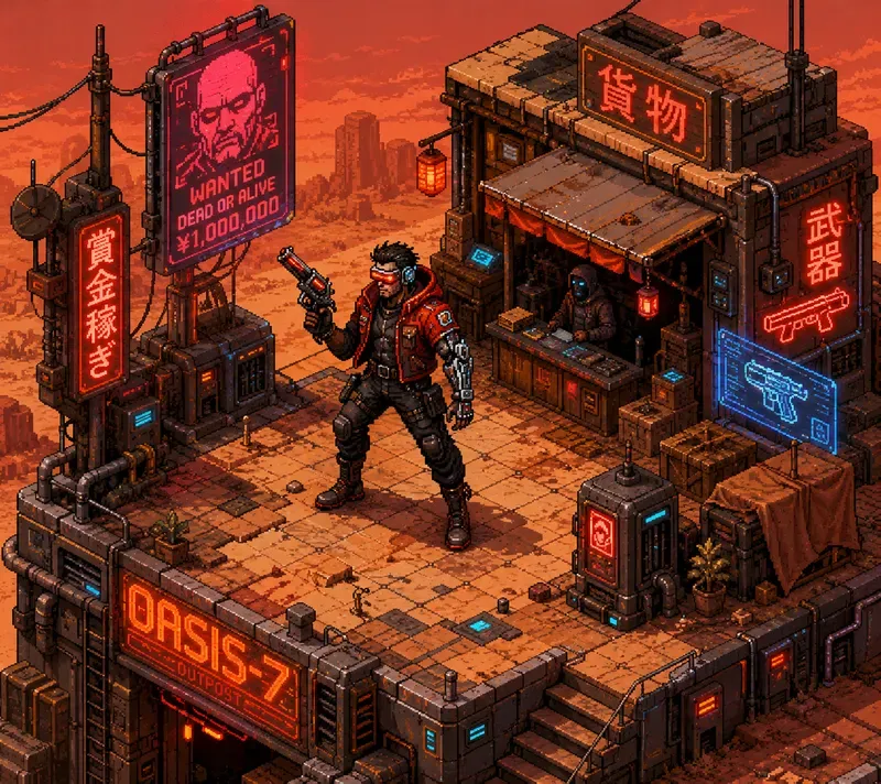 Isometric Pixel Art Game Sprite Gens