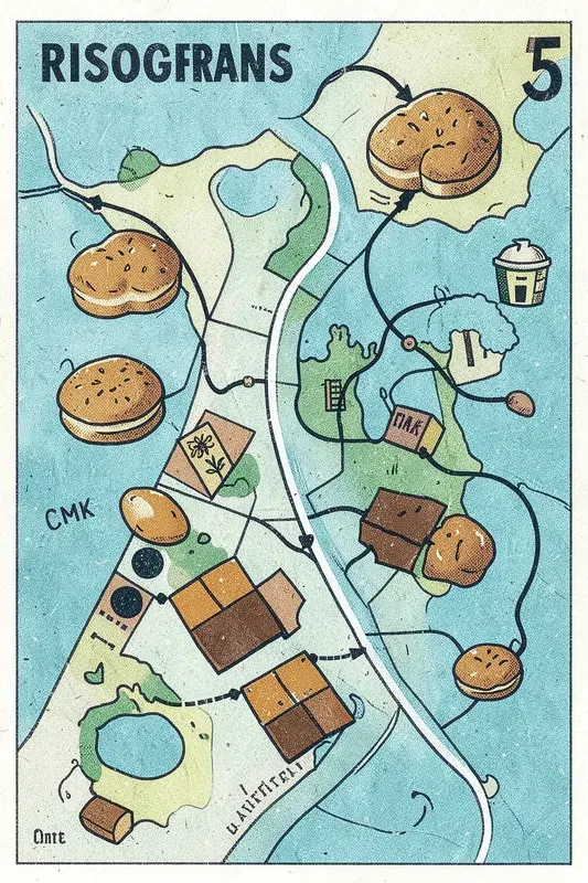 Risograph Snack Travel Maps