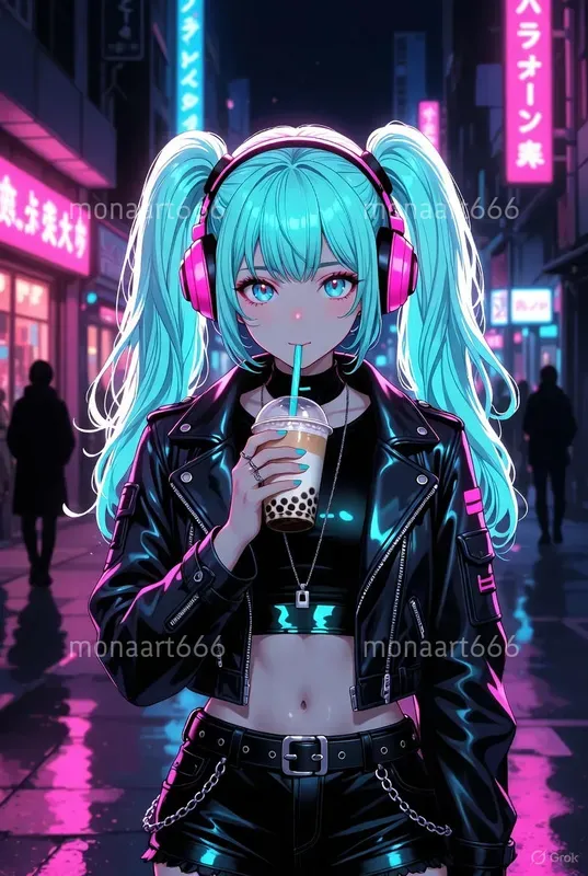Neon Goth Tokyo Nights