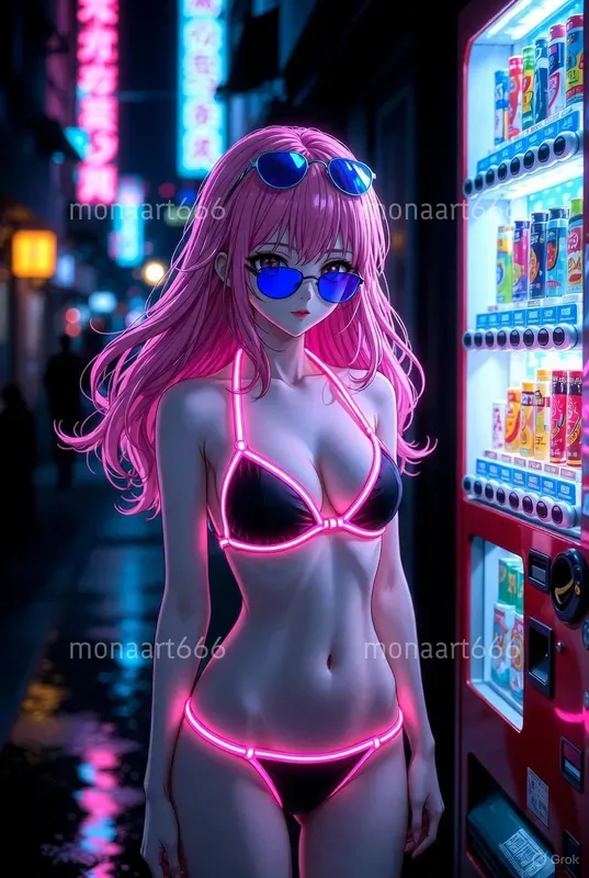 Neon Goth Tokyo Nights