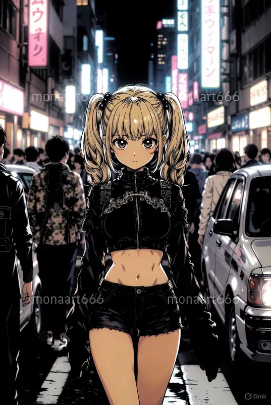 Neon Goth Tokyo Nights