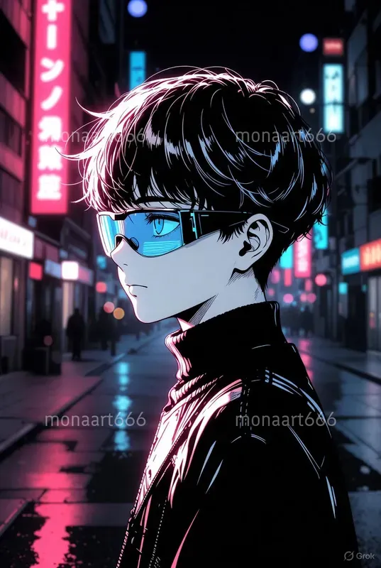 Neon Goth Tokyo Nights