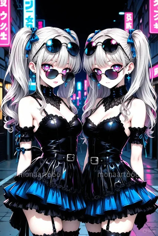 Neon Goth Tokyo Nights