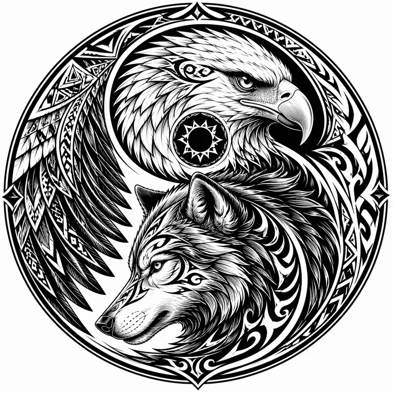 Circular Tattoo Emblem Generator