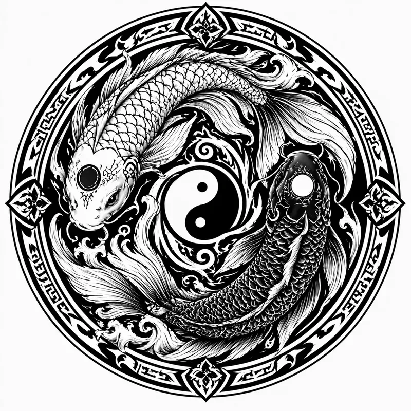 Circular Tattoo Emblem Generator