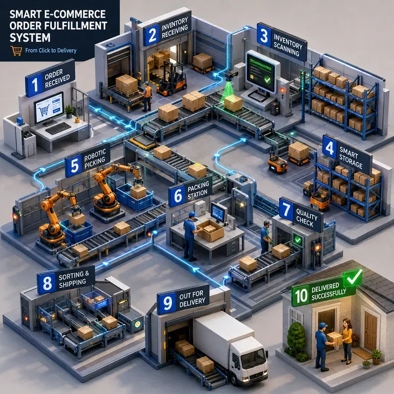 Intelligent 3D Workflow Infographics