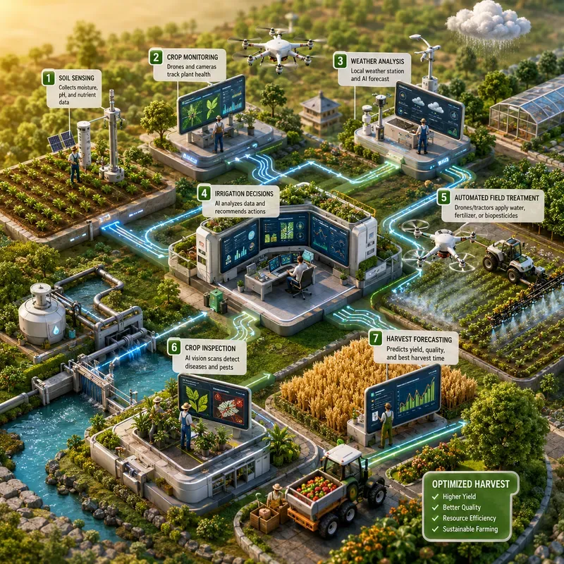 Intelligent 3D Workflow Infographics