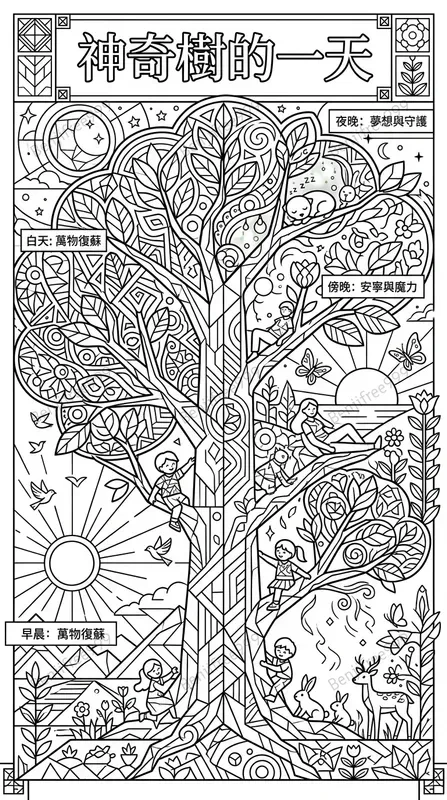 Customized Neo Geometric Line Storybooks
