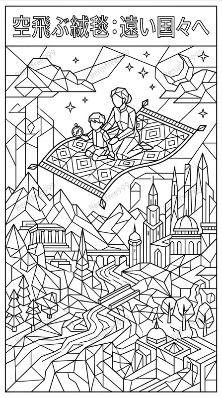 Customized Neo Geometric Line Storybooks