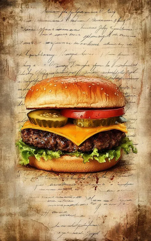 Vintage Culinary Art Elegant Illustrations