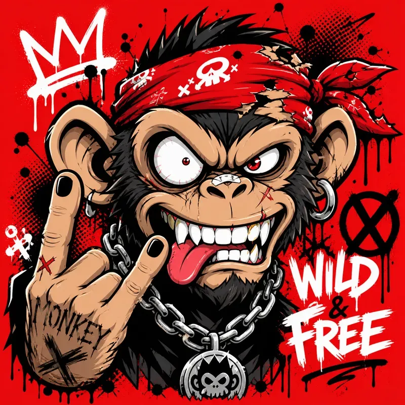 Punk Mascot Cartoon Packs