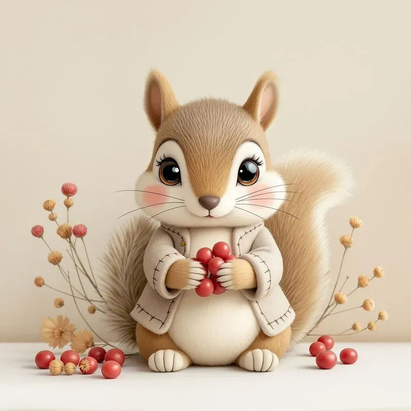 Cute Animal Cozy Illustrations
