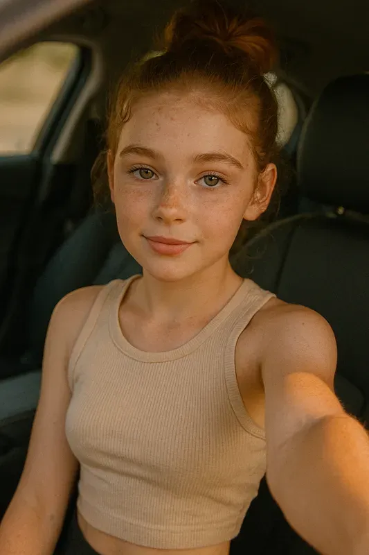 Selfie Aesthetics In Car