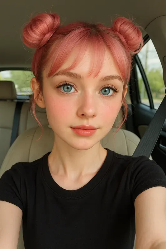 Selfie Aesthetics In Car