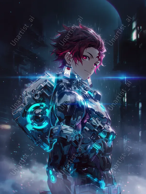 Demon Slayer Cyberpunks