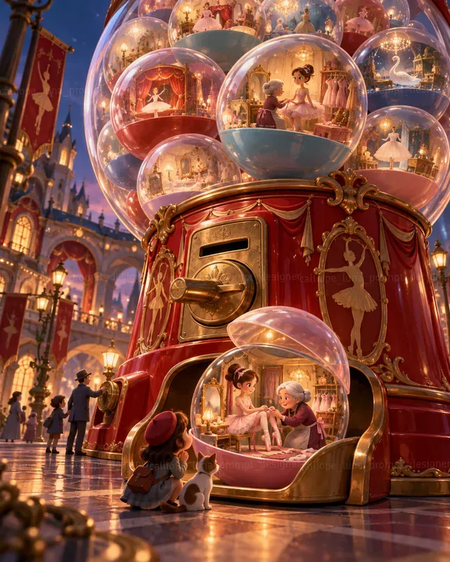 3D Giant Toy Capsule Machine Worlds