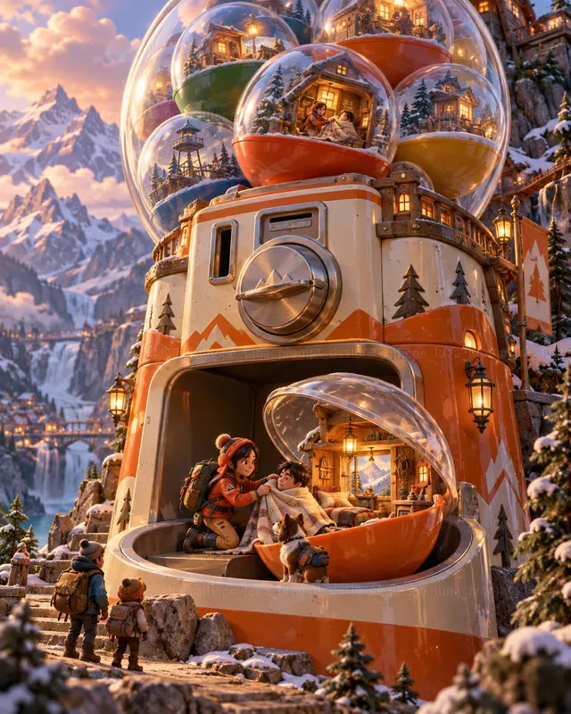 3D Giant Toy Capsule Machine Worlds