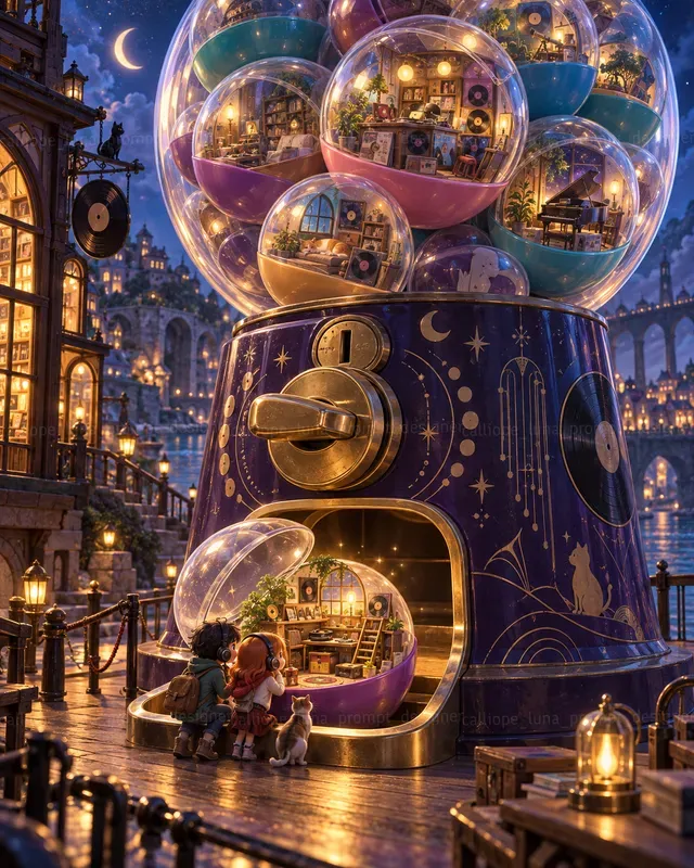 3D Giant Toy Capsule Machine Worlds