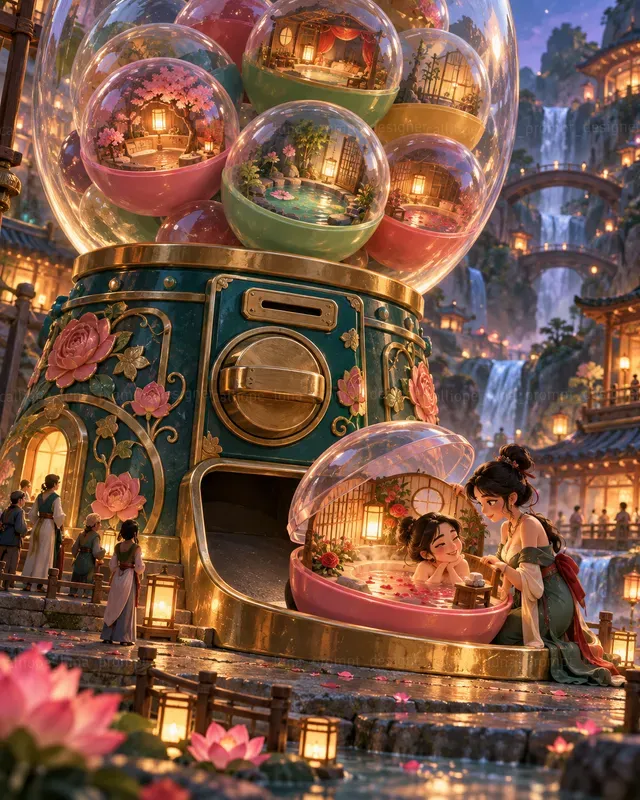 3D Giant Toy Capsule Machine Worlds