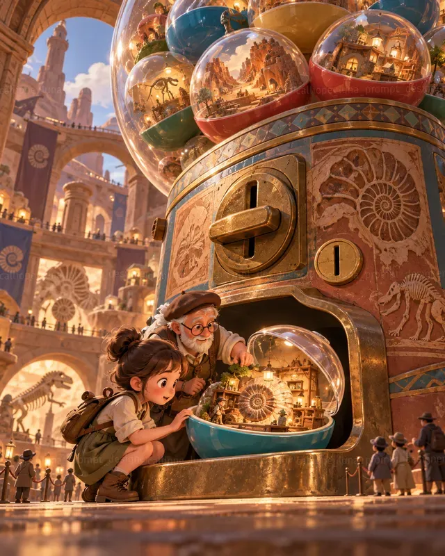 3D Giant Toy Capsule Machine Worlds