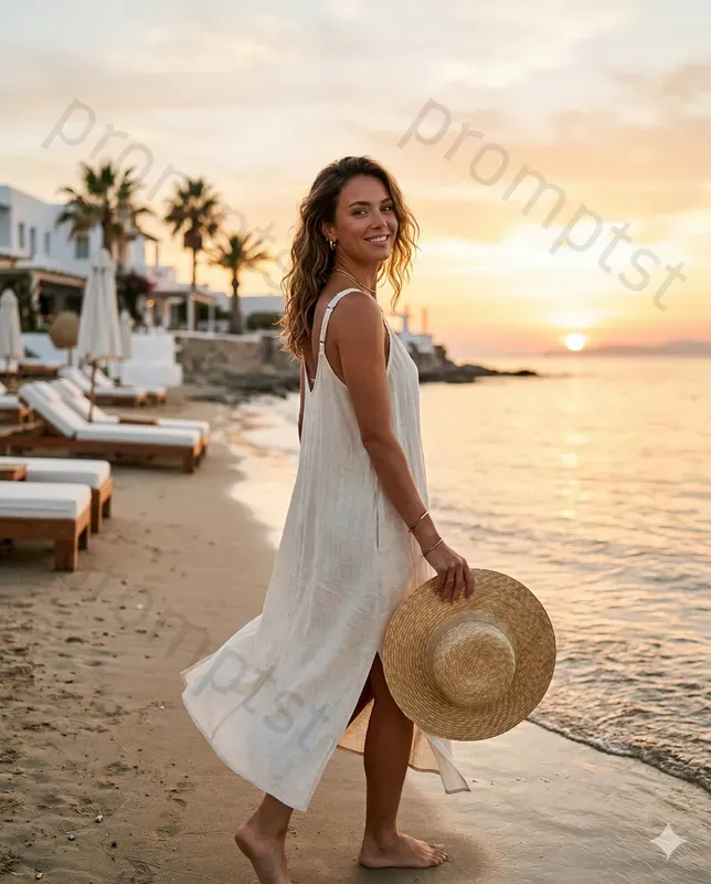 Viral Influencer Summer Vacation Photos