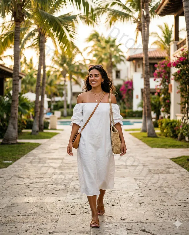 Viral Influencer Summer Vacation Photos