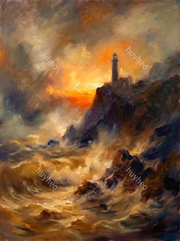Golden Turner Style Oil Paintings