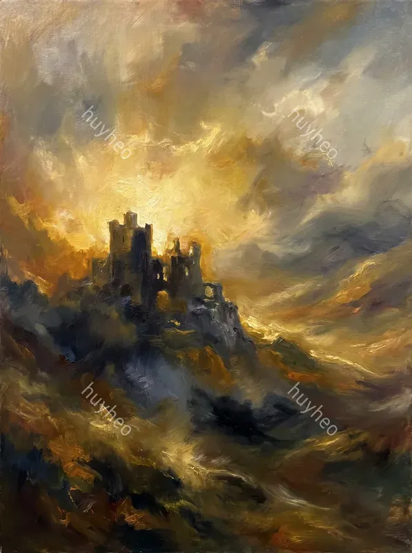 Golden Turner Style Oil Paintings