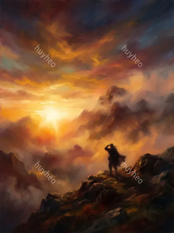 Golden Turner Style Oil Paintings