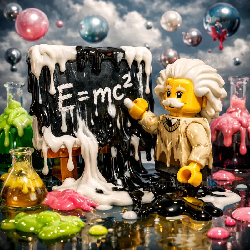 Melting Surreal Lego Celebrities