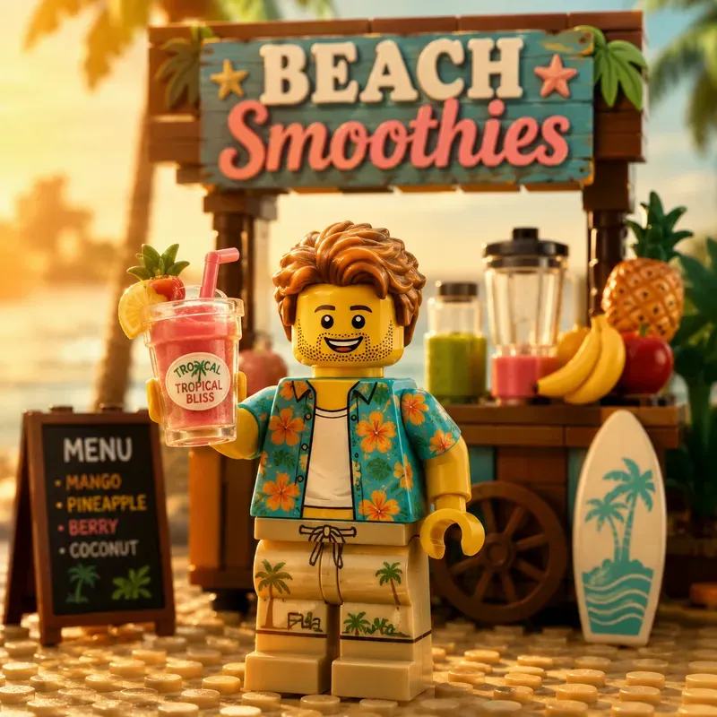 Lego Coffee Branding Premium Poster Shots