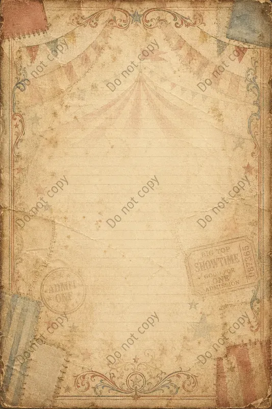 Circus Junk Journal Pages