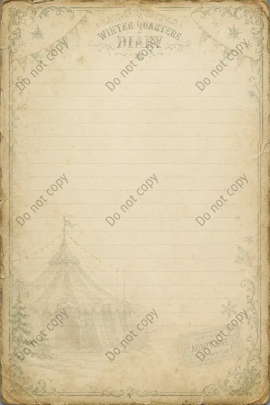 Circus Junk Journal Pages