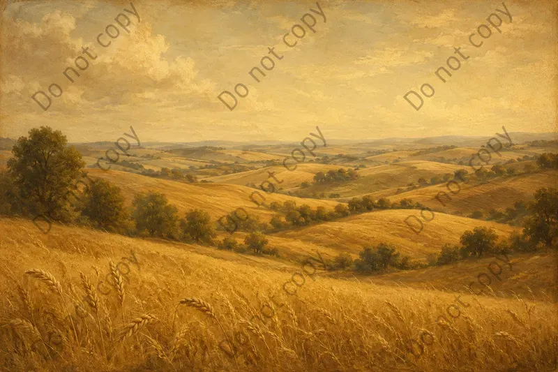 Vintage Countryside Landscape Prints