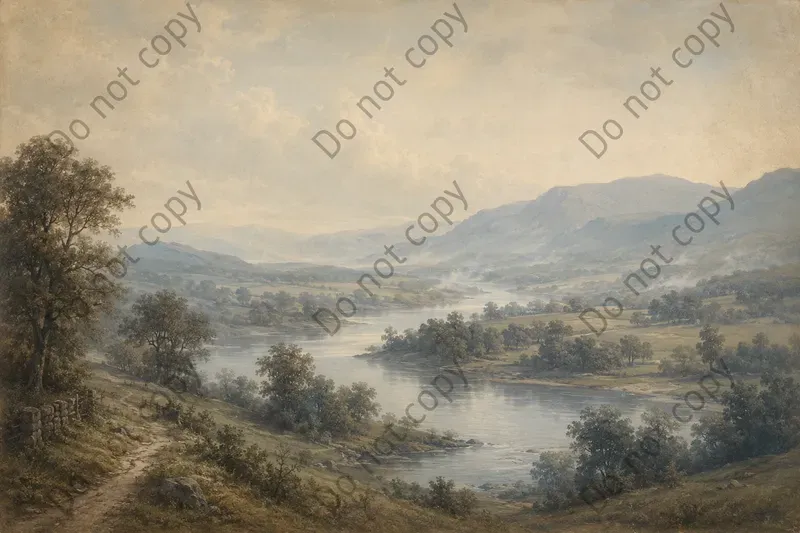 Vintage Countryside Landscape Prints