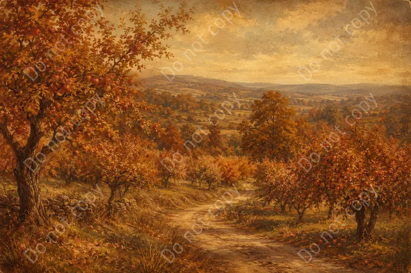 Vintage Countryside Landscape Prints