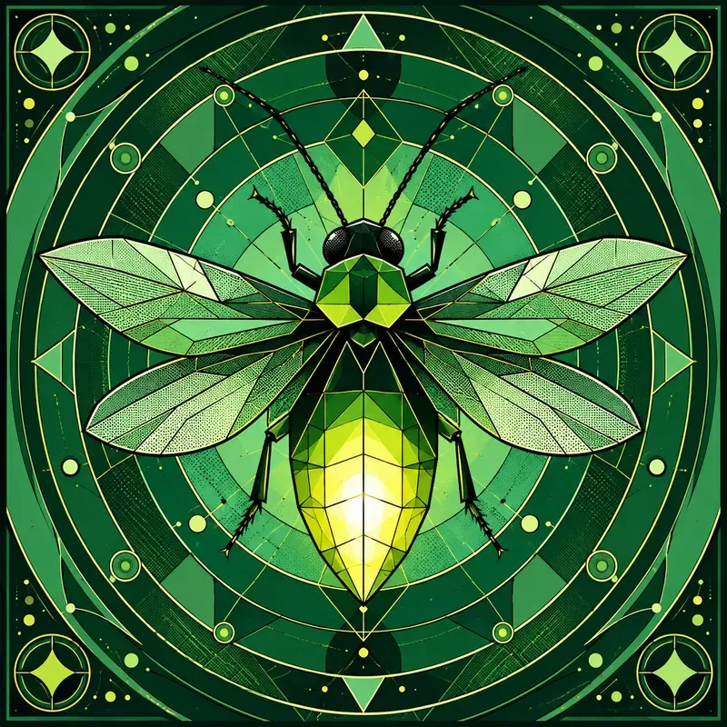Geometric Insect Vector Collections