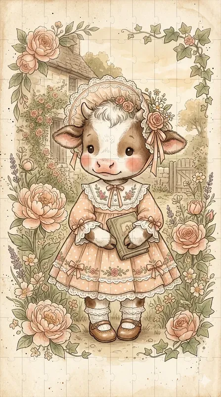 Vintage Floral Storybooks
